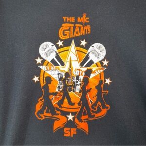 The Mic Giants SF San Francisco Black Tee T Shirt XL Rap